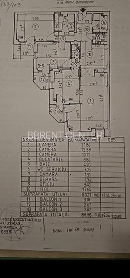 Vanzare 3 camere - Clucerului - Piata 1 Mai - 16