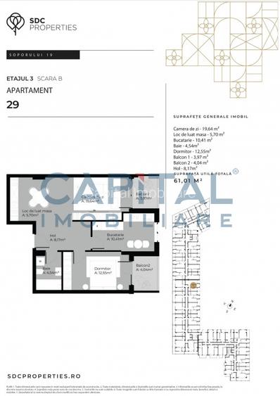 Apartament cu 2 camere in cartierul Sopor - 2