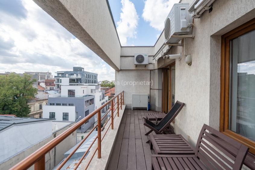 Apartament 2 Camere Cismigiu / Victoriei; vedere libera si terasa spațioasă - 10