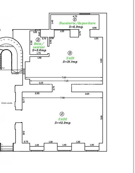 2 spatii in  Piata Unirii (84mp si 71mp) - 5