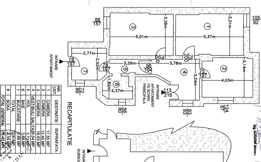 Apartament 3 camere în vilă – zona Capitale / Dorobanți - 19