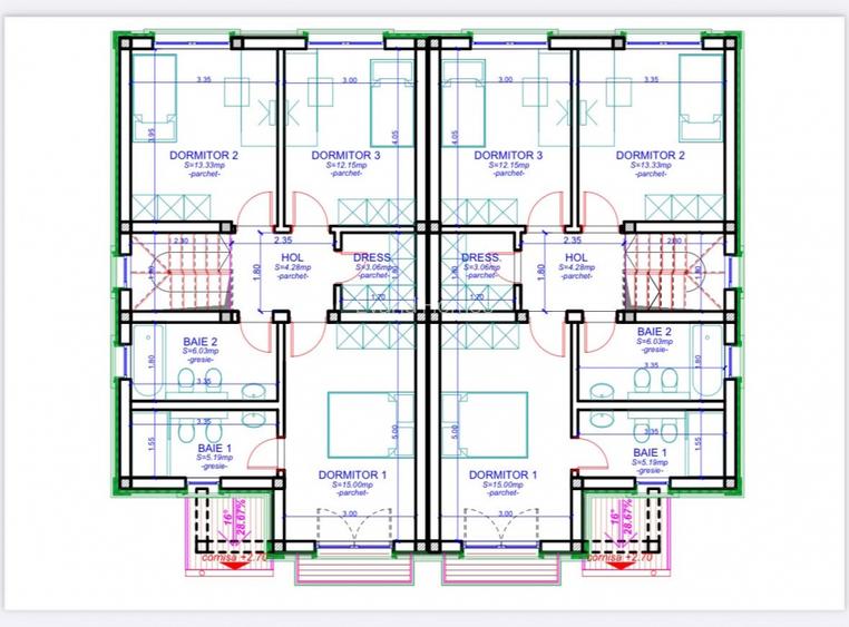 Duplex de lux in Mosnita cu 5 camere - 120 mp - Cartier Europa - Comision 0%  - 6
