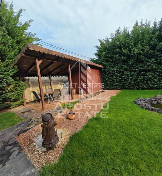 Casa individuala de vanzare, mobilata si utilata, teren 670 mp, Sag - 28