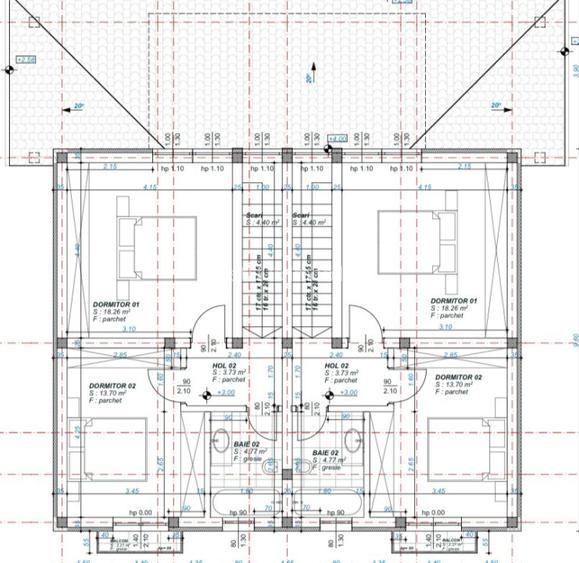 Duplex modern cu 4 camere -Mosnita Noua  - 13