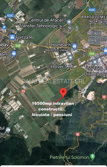 Brașov Bartolomeu,str Cucului , Intravilan 16.500 mp, dezvoltare rezidentiala - 9