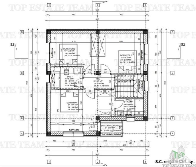 Vila individuala pe stil Mediteranean, cu 4 camere, 3 bai, 2 terase, incalzire i - 11