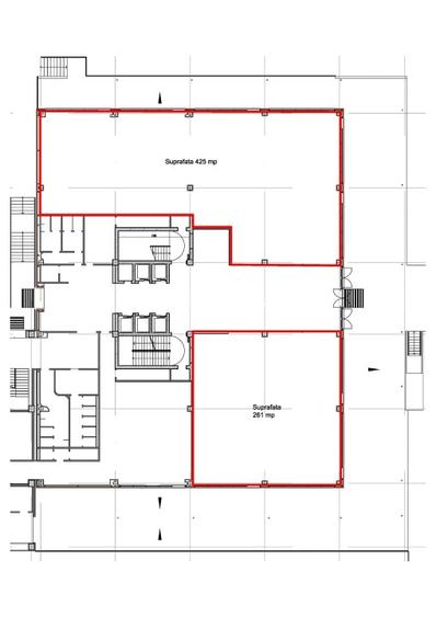 Spații comerciale 260mp (max 700) | Parter | Inventa.Club Coresi, Zaharia Stancu - 2