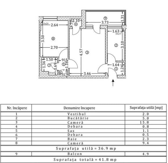 2 Camere | ROMANA | Amzei | IDEAL INVESTITIE AIirBNB - 8