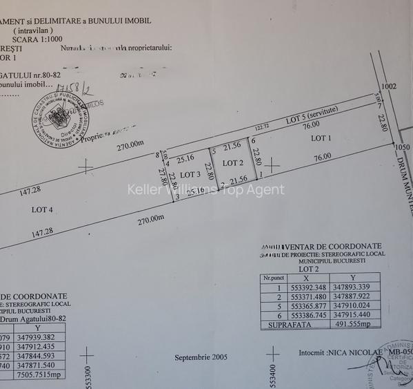 Teren de vanzare - 599 mp - perfect pentru casa visurilor tale - Sector 1 - 3