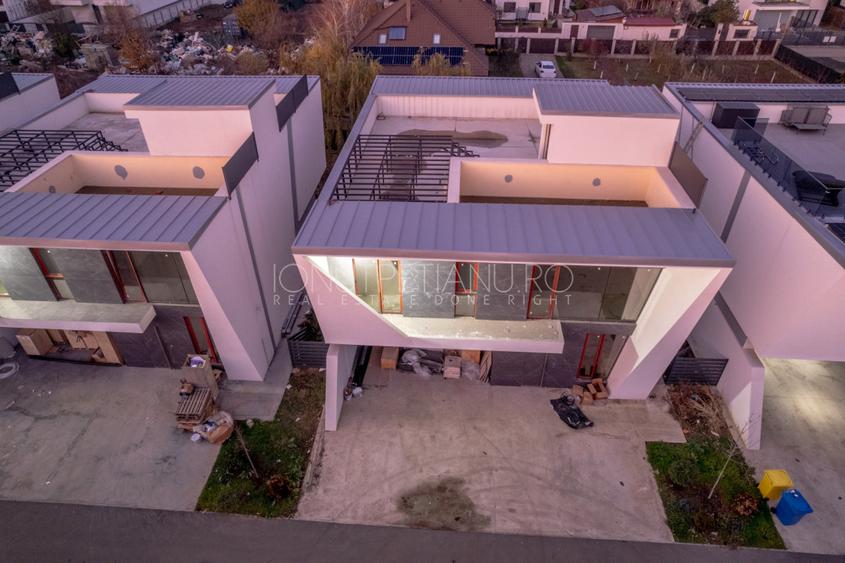 Vila cu design modern si piscina pe acoperis!