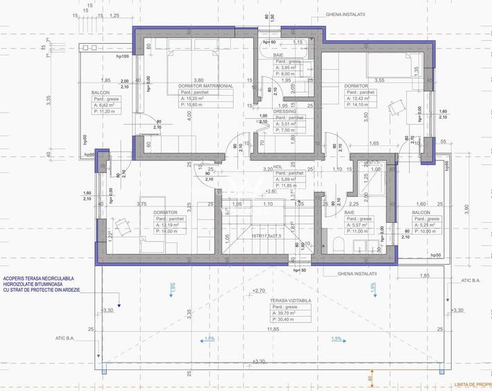 Casa 4 camere, 3 bai,  garaj, teren 550 mp - 2