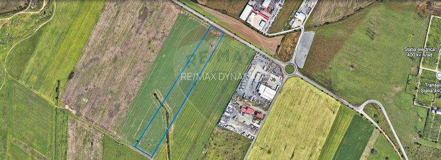 Teren comercial 5 ha, PUZ aprobat, acces direct Centura Nord Arad - 9