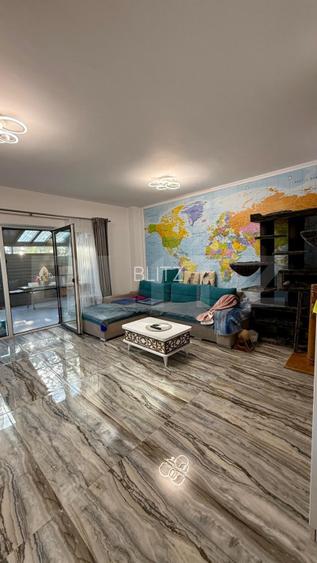 Casa tip duplex mobilat utilat, 4 camere, cartier privat, zona Gilau  - 9