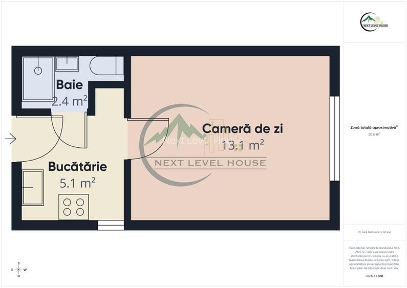 Garsoniera 21mp, renovata, Zizinului 122, Comision 0 - 5