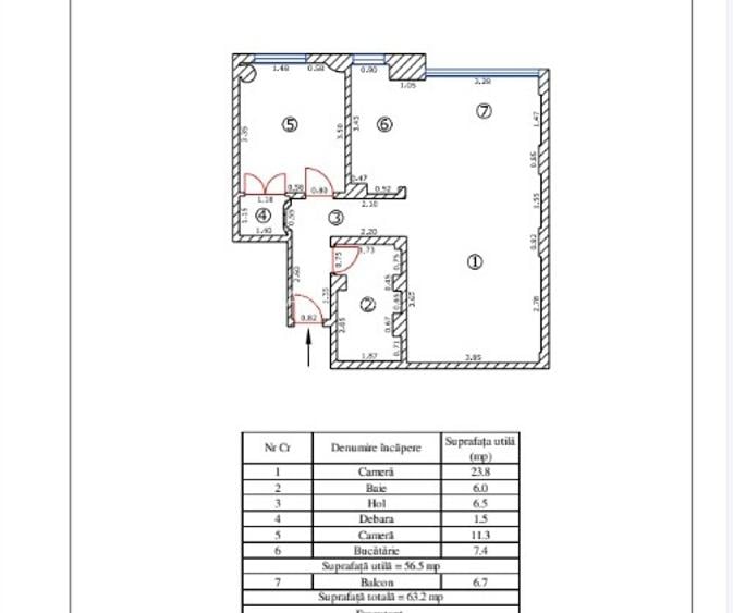 Apartament 2 camere renovat,Grivitei - 13