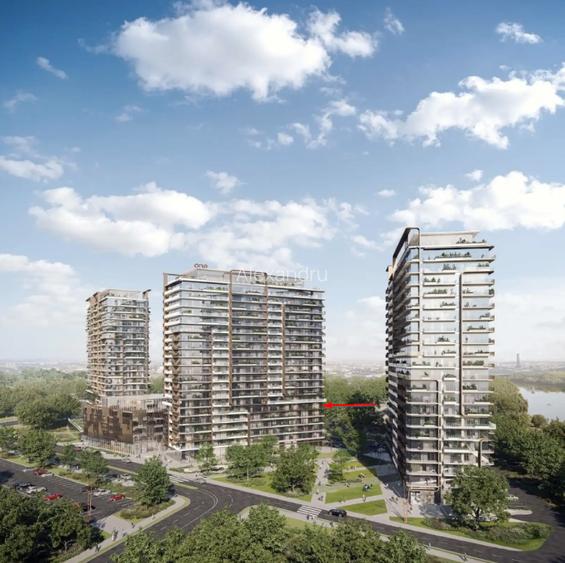 Ap 4 cam, et 5 106mp utili +42mp terasa  - One High District - fara TVA inclus - 15