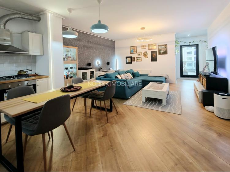 3 Camere | 77 MP | Pipera | Parcare | 4City North | Centrală | Mobilat - 2