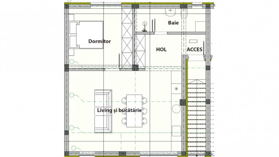 Apartament nou cu 2 camere, 54 mp, parcare subterana – Cetate, Alba Iulia - 3
