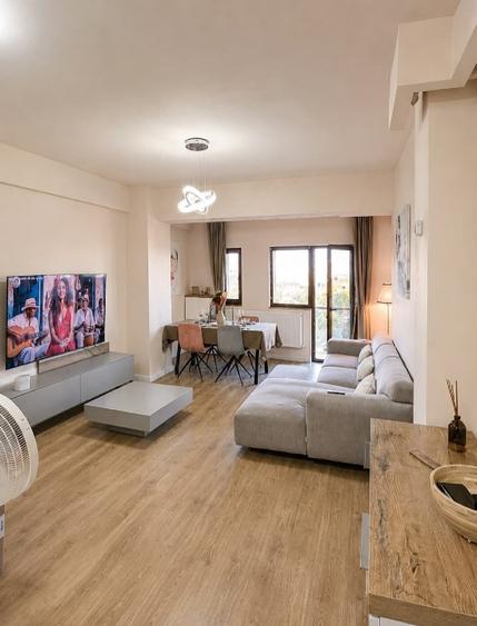 DIRECT PROPRIETAR Sisesti 3 cam, 90 mp utili, 2 bai & balcoane, complet mobilat
