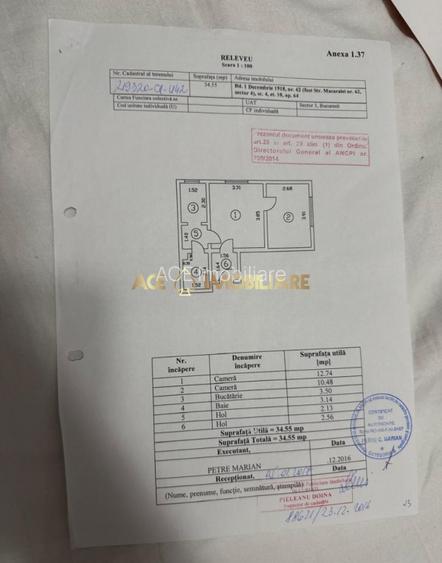 2 Camere de vanzare | 1 Decembrie 1918 | Metrou | 35 mp utili | renovat - 6