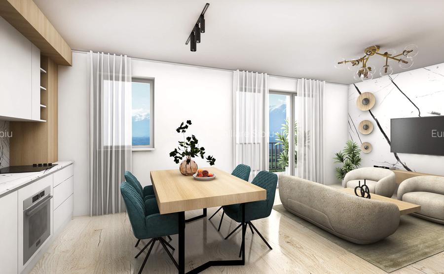 Ap 3 camere dec 65 mp utili balcon 15mp Orhideea D-na Stanca Selimbar - 2