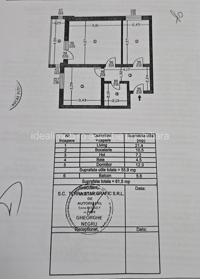 Apartament 2 camere, Ștefănești, Argeș - idealimob.ro - 5