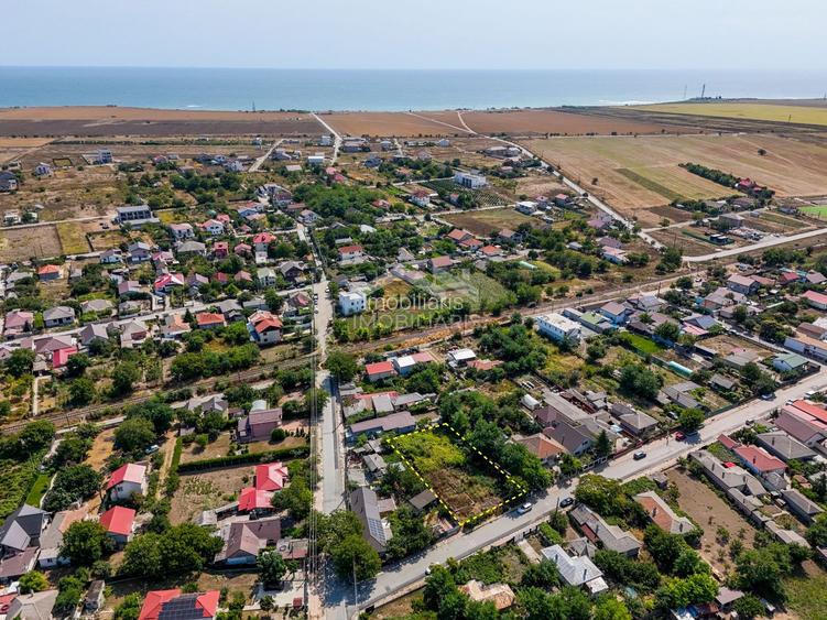 Teren intravilan intre case - 978 mp cu fundatie  – Tuzla, Constanta - 5