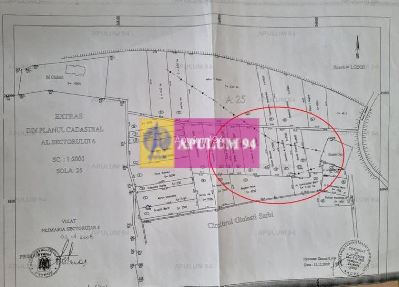 Teren Sectorul 6 - Giulesti Sarbi- Artera Drumul Sabareni - 3