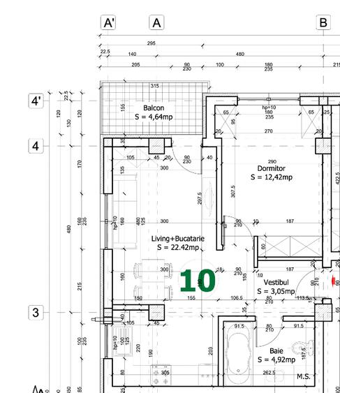 200m Metrou - Apartament 2 camere – Westside Residence Otopeni - 4