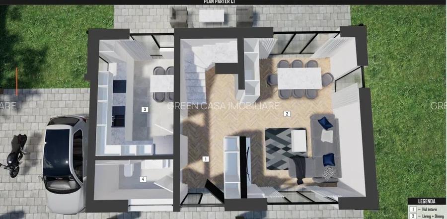 Casă individuală pasivă nZEB de vânzare în Florești, ansamblu exclusivist - 5