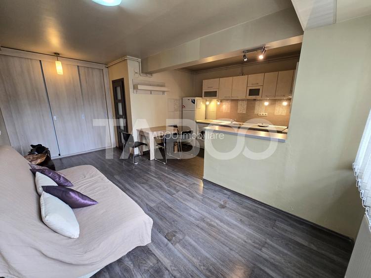 Apartament 2 camere etaj 3 mobilat utilat parcare lift Terezian Sibiu - 2