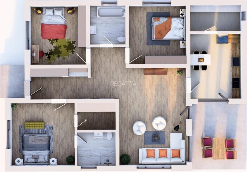 Mini Complex de 3 vile in Corbeanca aproape de lac - 14