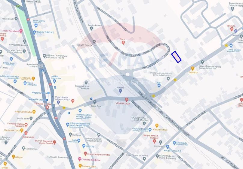 Teren intravilan 340 mp în zona centrală – Str. Ecaterina Teodoroiu - 2