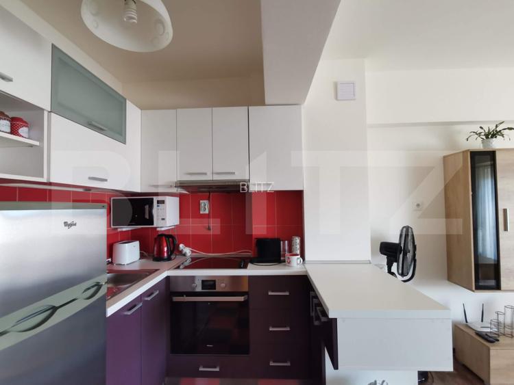 Apartament tip studio, 32 mp, complet mobilat, cu balcon, zona Piața 1 Mai - 4