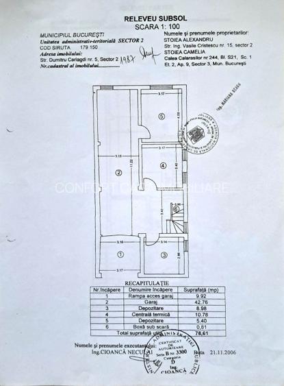Piata Muncii - Vila D+P+1E+M 12 camere 370 mp  - 2
