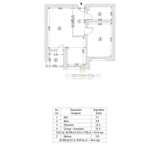 Apartament 2 camere, The Grand Kristal, Parc Tudor Arghezi, - 1