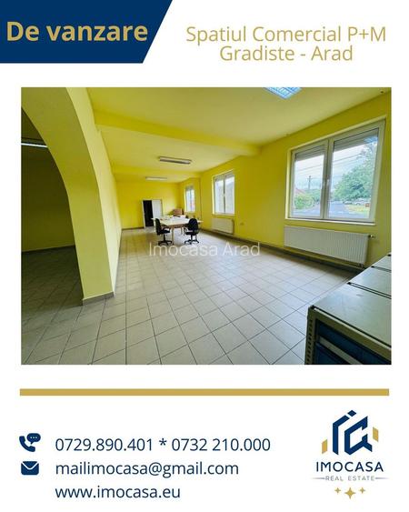 Exclusivitate de vanzare cladire comerciala potentialP+M Gradiste Arad - 2