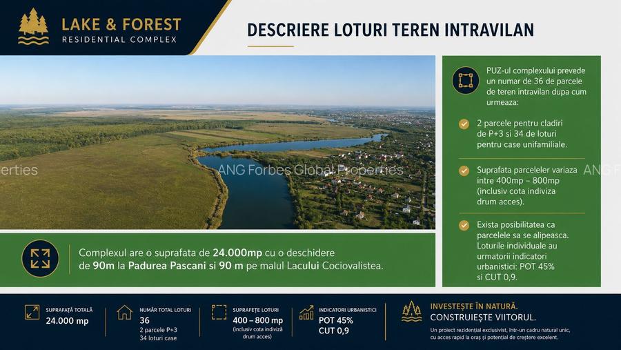 Proiect Lac Padure PUZ Aprobat Moara Vlasiei 2 km de A3 - 2