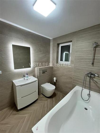 Casa de inchiriat Stupini, mobilata/utilata, P+1+M, 2 dormitoare, teren 300mp, z - 11