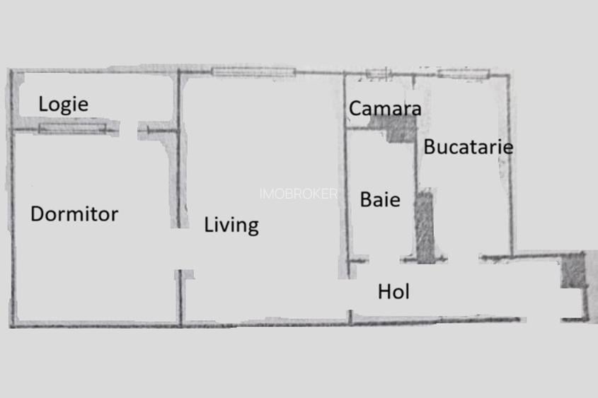 Vând apartament cu 2 camere în Centru - 1