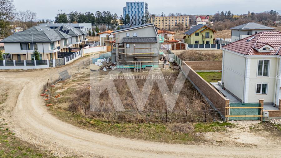 Teren intravilan cartier Tractorul, Brașov + proiect duplex P+2 ,Comision 0% - 2