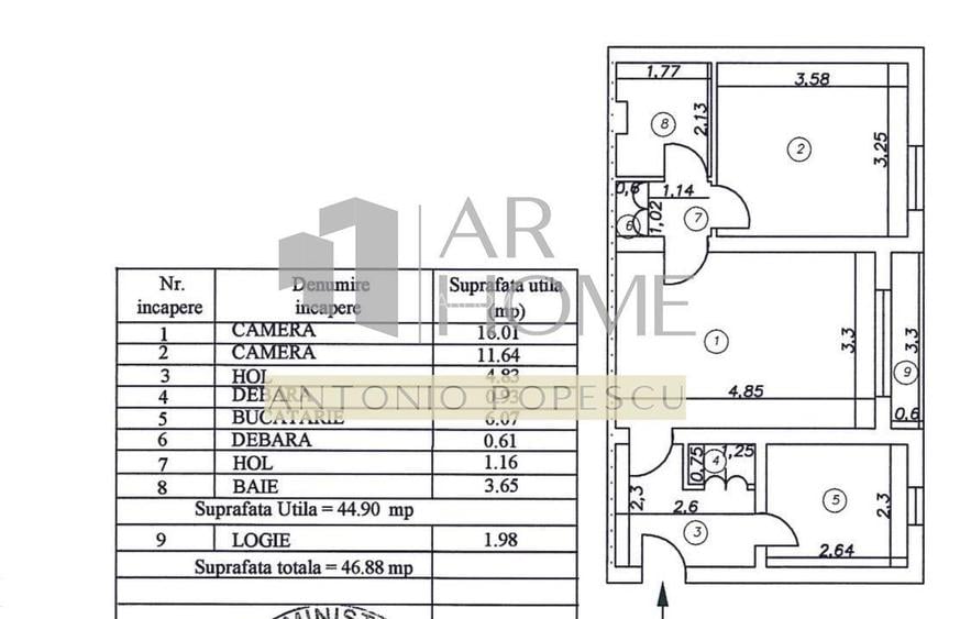 Apartament 2 camere, mobilat, in Ploiesti, zona Nord. - 4
