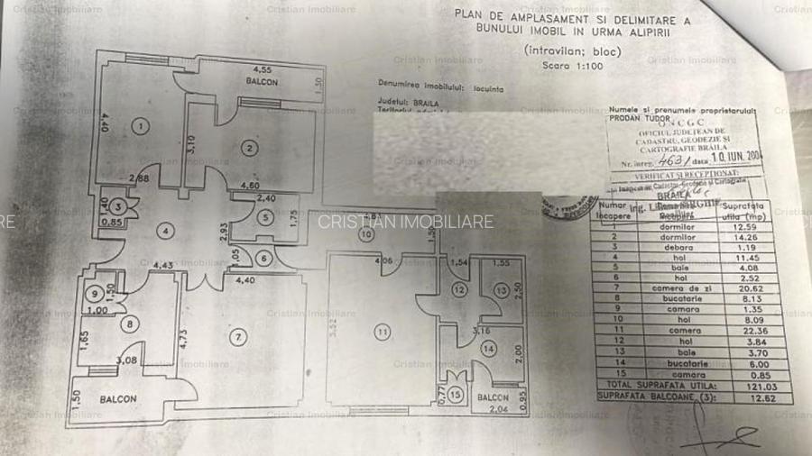 Dorobanti 135mp  4 cam conf 1 decomandat 3 balcoane - 12
