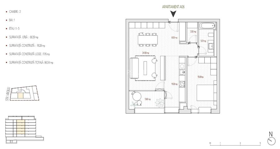 OPORTUNITATE ! Apartament NOU 2 camere Cismigiu ! INVESTITIE - 11