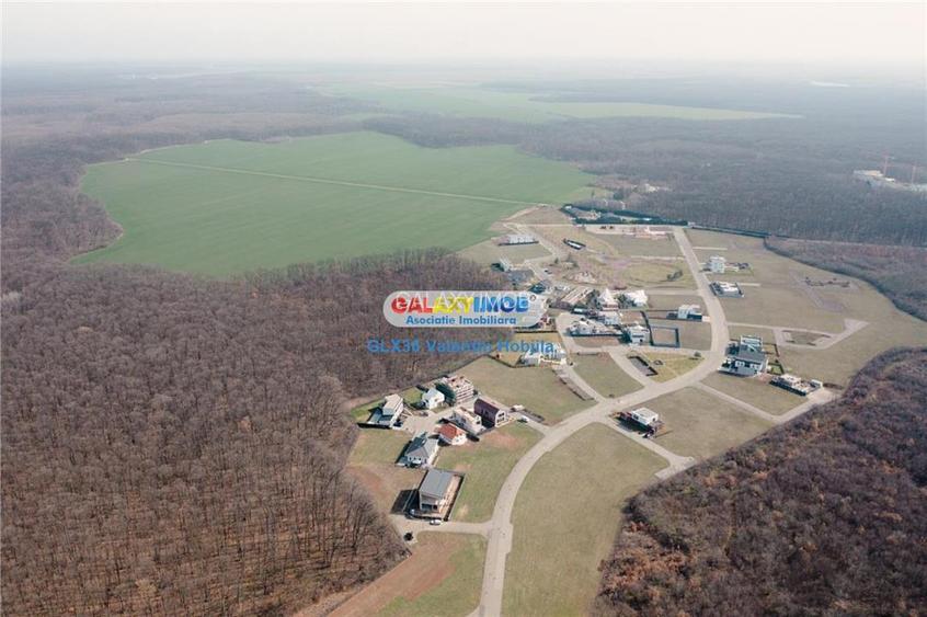 Vanzare teren 1290 mp cu proiect Balotesti Dumbrava Vlasiei padure - 7