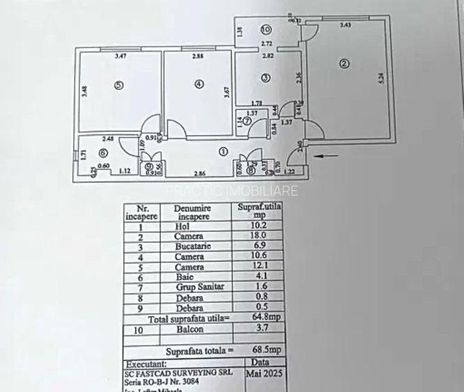 Apartament cu 3 camere in Siderurgistilor Vest - 8