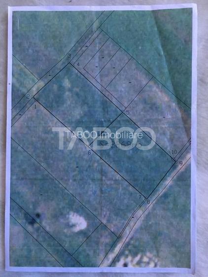 Teren intravilan cu utilitati 2269 mp 2 fronturi zona Gusterita Sibiu - 4