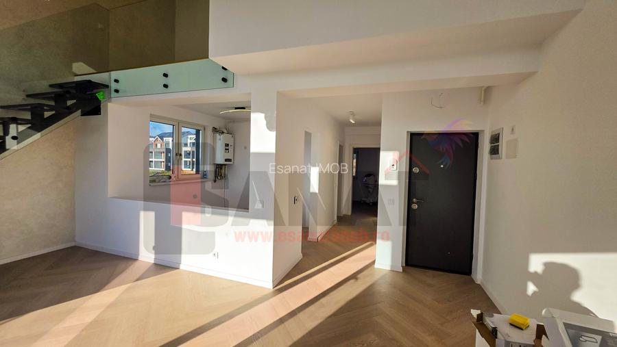 Penthouse NOU pe 2 nivele, Panoramic, DaVinci Residence, 90mp |VIDEO - 18