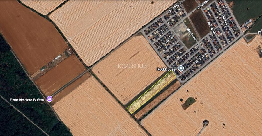 Teren intravilan 13124 mp cu front 44.5 m | Buftea - Cartierul Tineretului - 5