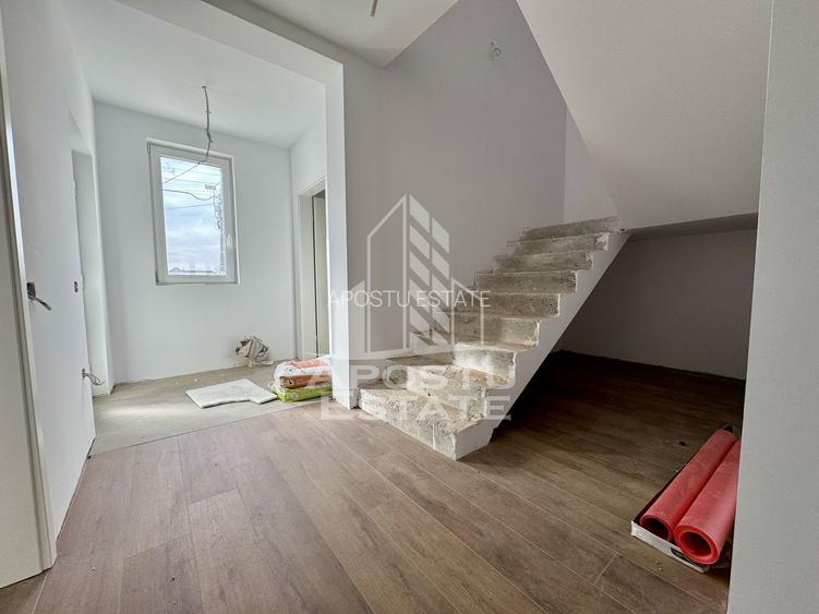 Duplex cu perete dublu 4 camere, complet finalizat la asfalt Chisoda. - 12